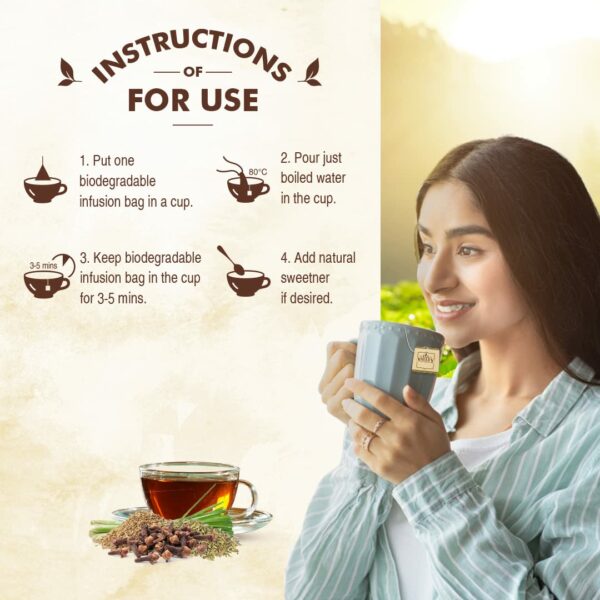 Instructions of Tea Valley Digestive Herbal Infusion