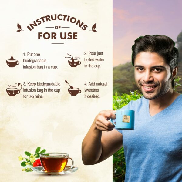 Instructions of Tea Valley Immunity Herbal Infusion